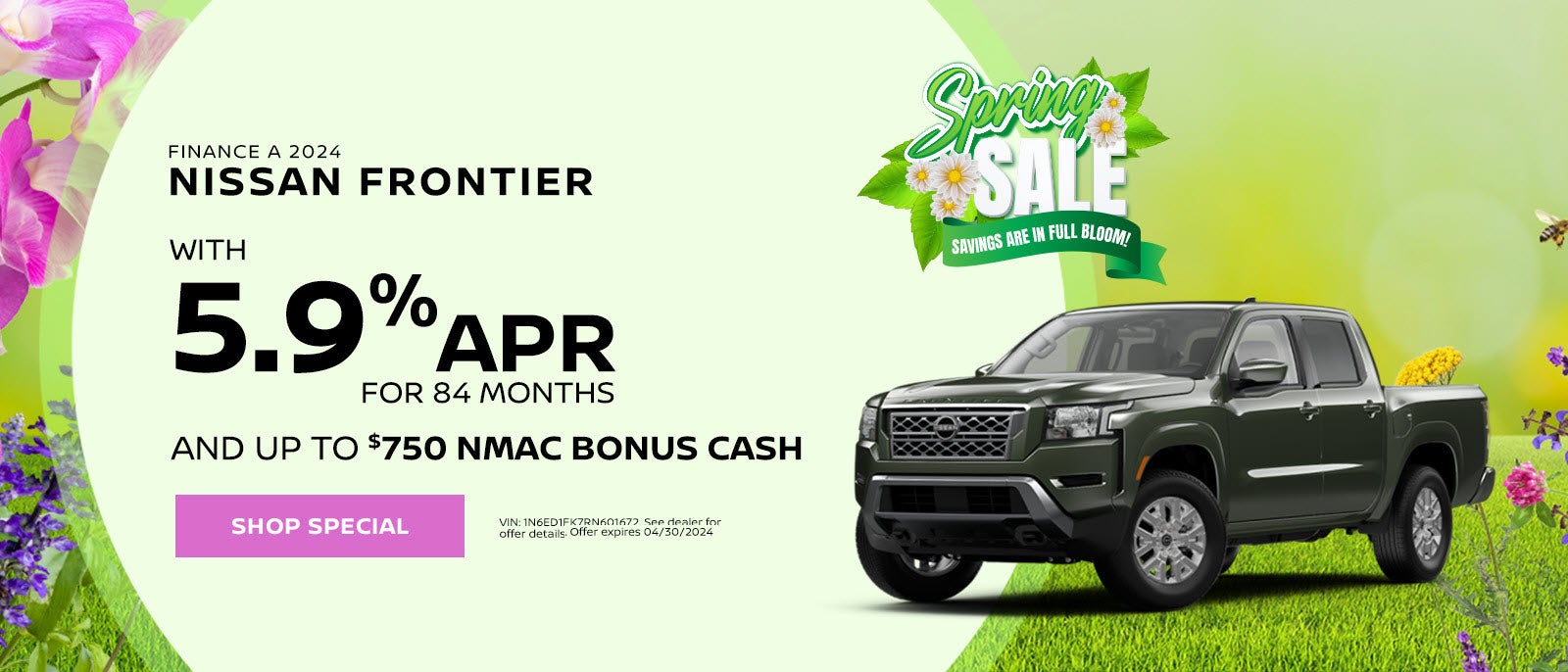 finance a nissan frontier with 5.9% apr for 48 months 