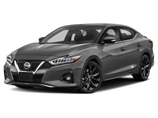 grey 2022 nissan maxima side angle front view